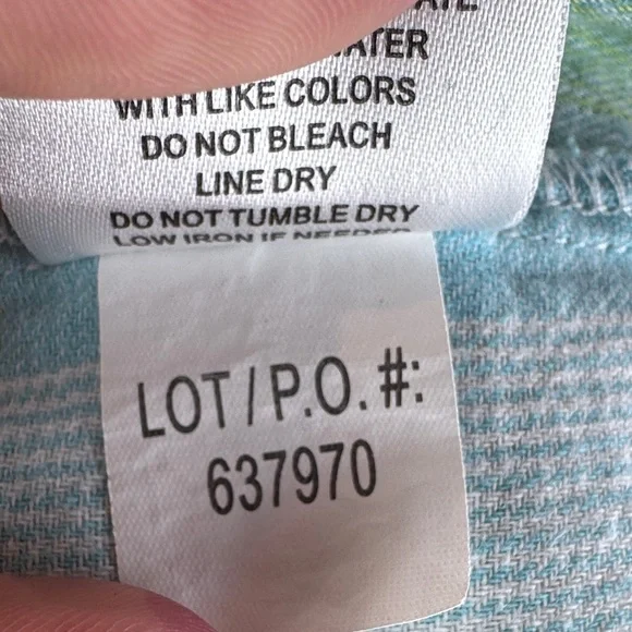 Tribal Long Sleeve Plaid Button-Up Shirt - Picture 7 of 7